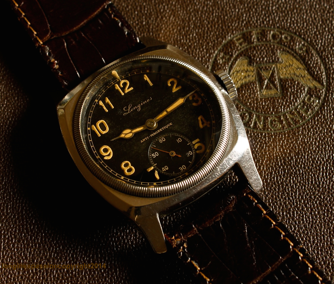 Majetek Vojensk Spr vy Czechoslovak Longines Pilot Watch Time